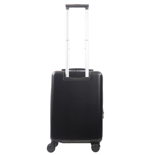 Ful Superman "man Of Steel" 22.5" Hardside Carry-on Spinner In Black