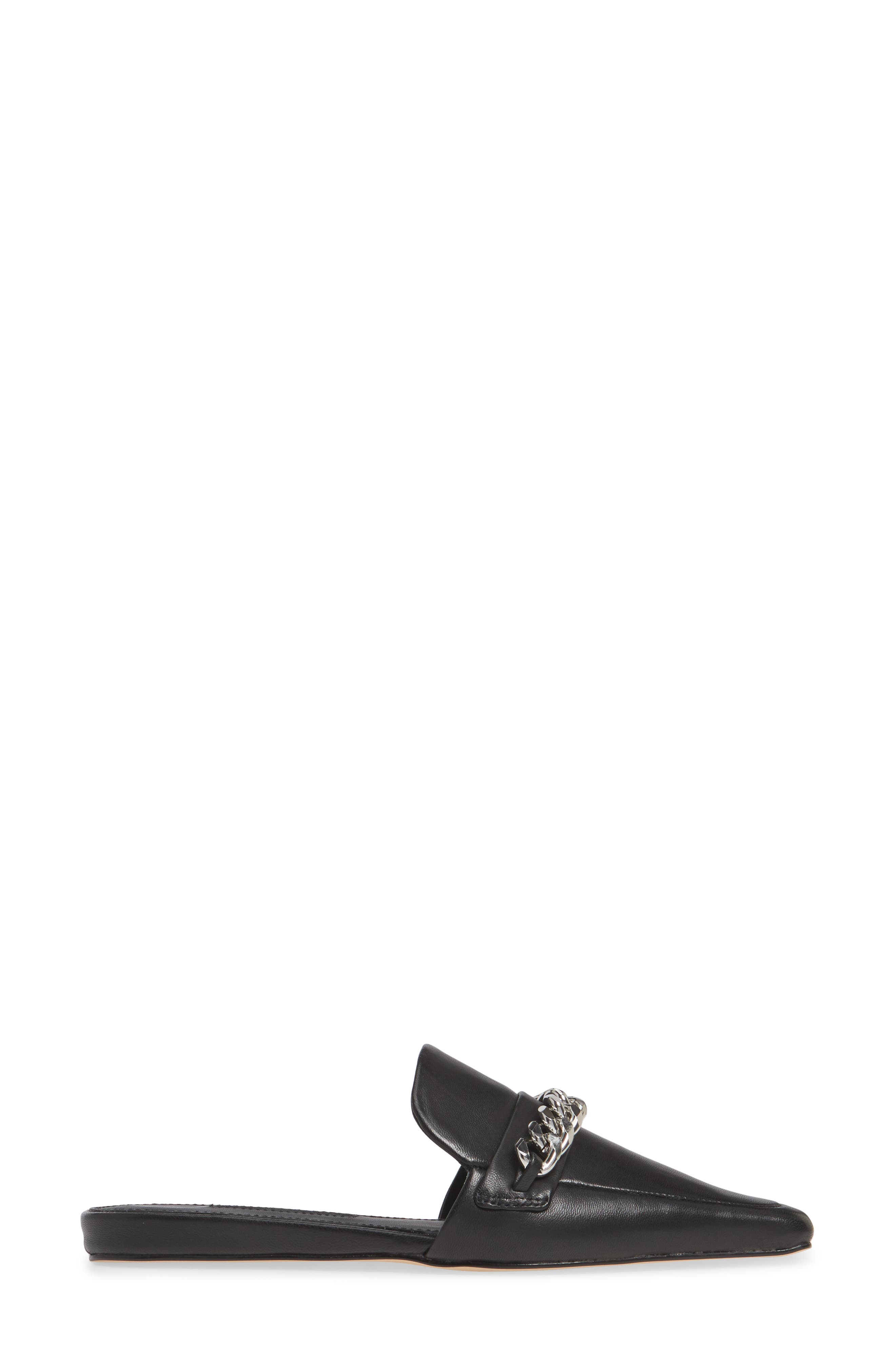 Juvenile Mule, Alternate, color, BLACK LEATHER