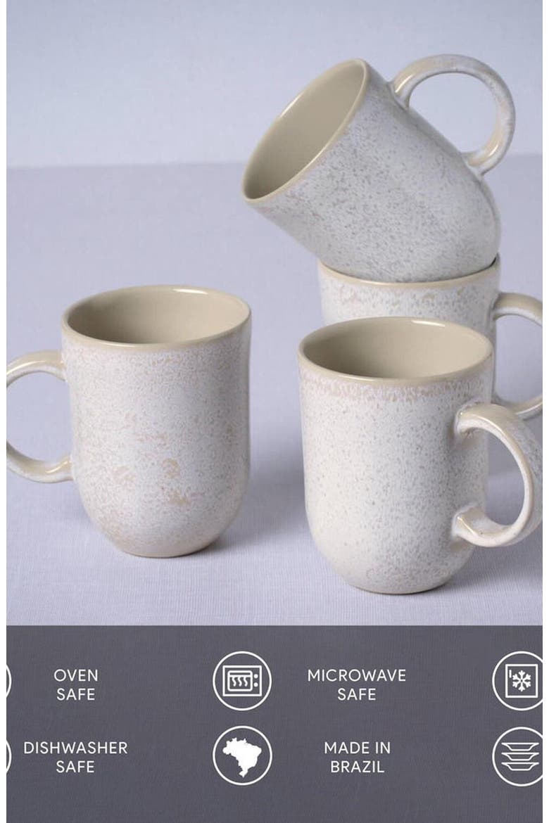 Coup Mug Set of 4, Alternate, color, Latte