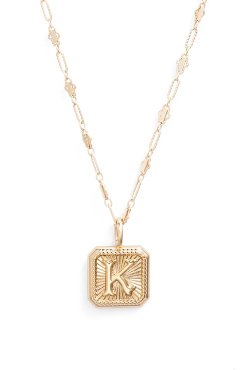 Harlow Initial Pendant Necklace