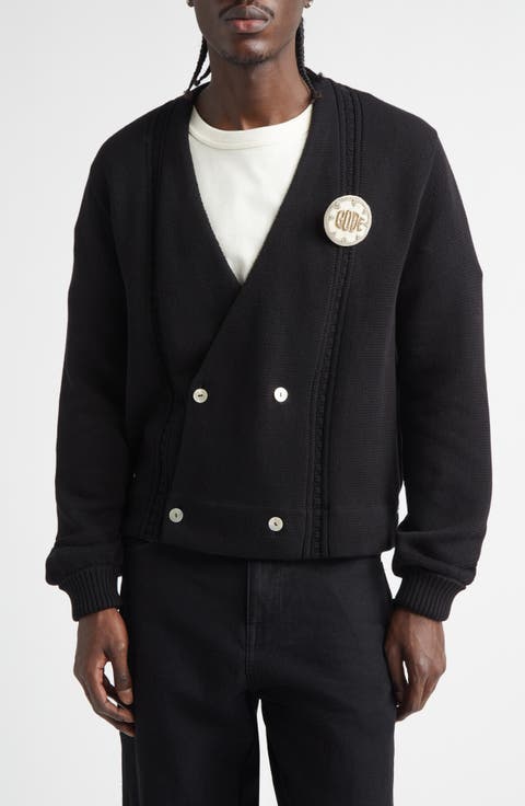 Double Breasted Cotton Cardigan