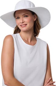Coolibar Women's Perla Packable Sun Hat, UPF 50+ Sun Protection