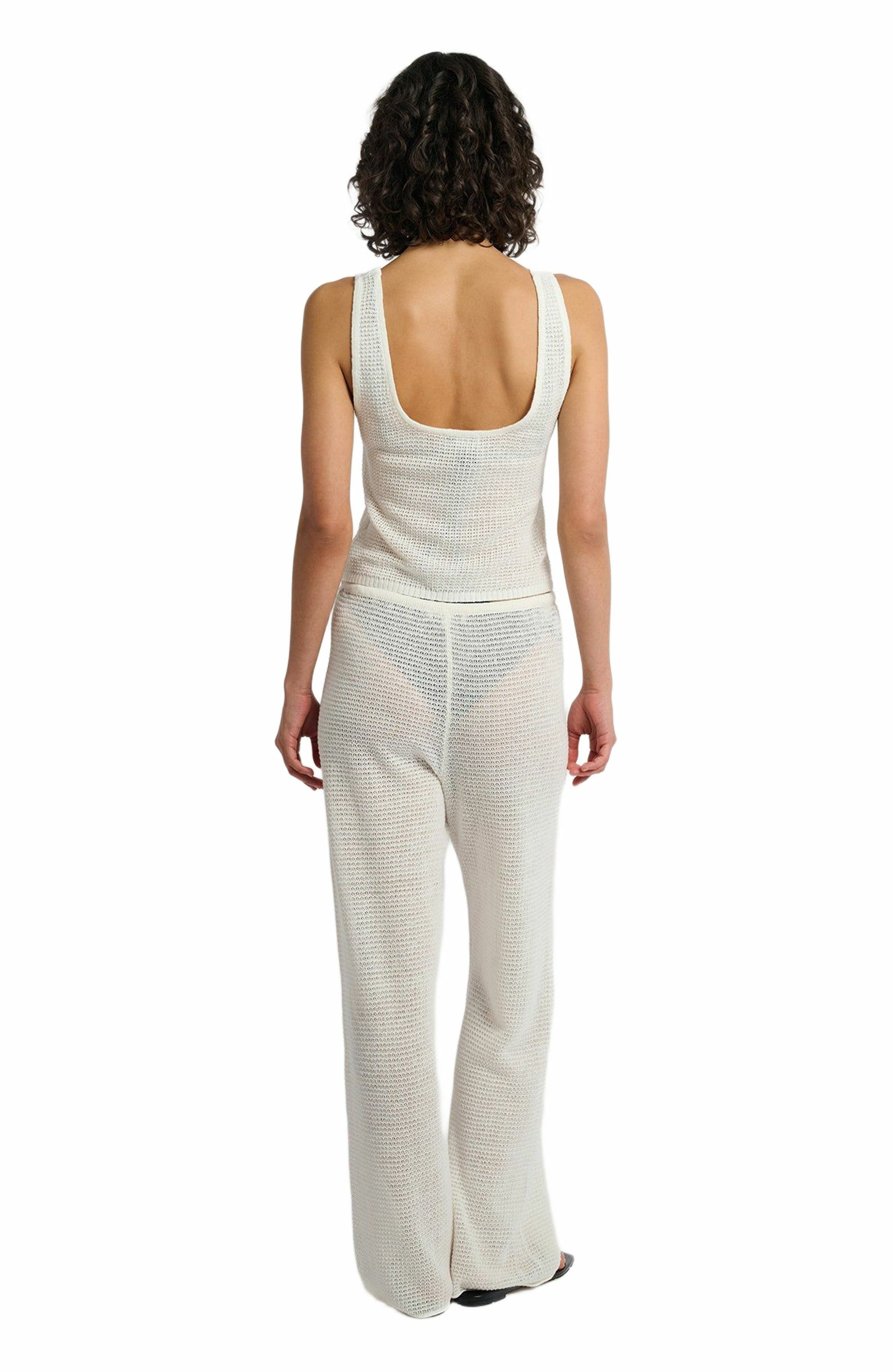 Linen Knit Drawstring Pant - image 2