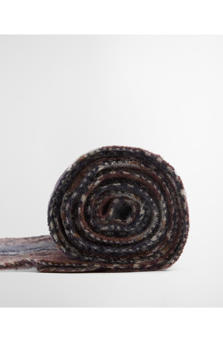 Barbour Dramside Reversible Lambswool Scarf, Alternate, color, Midnight Oak Tartan