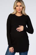 PinkBlush Long Sleeve Ribbed Top
