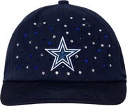 THE WILD COLLECTIVE Women's The Wild Collective Navy Dallas Cowboys Jeweled Adjustable Hat