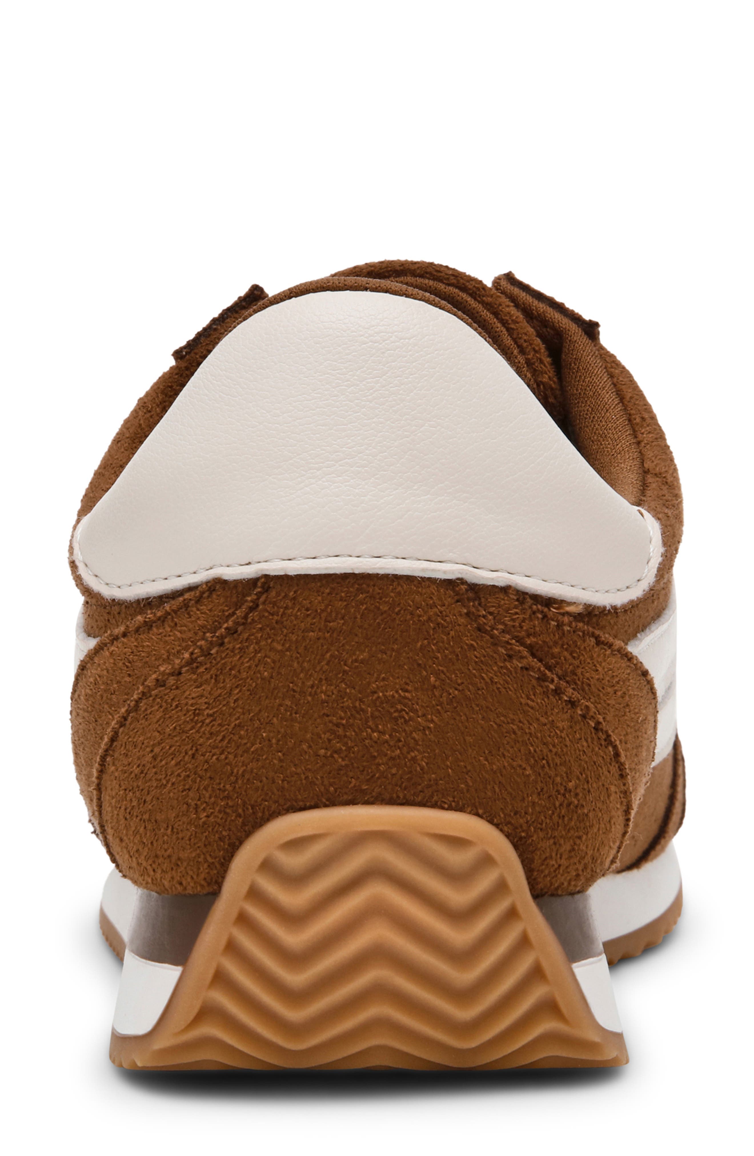 Hype Faux Shearling Lined Sneaker, Alternate, color, CHESTNUT
