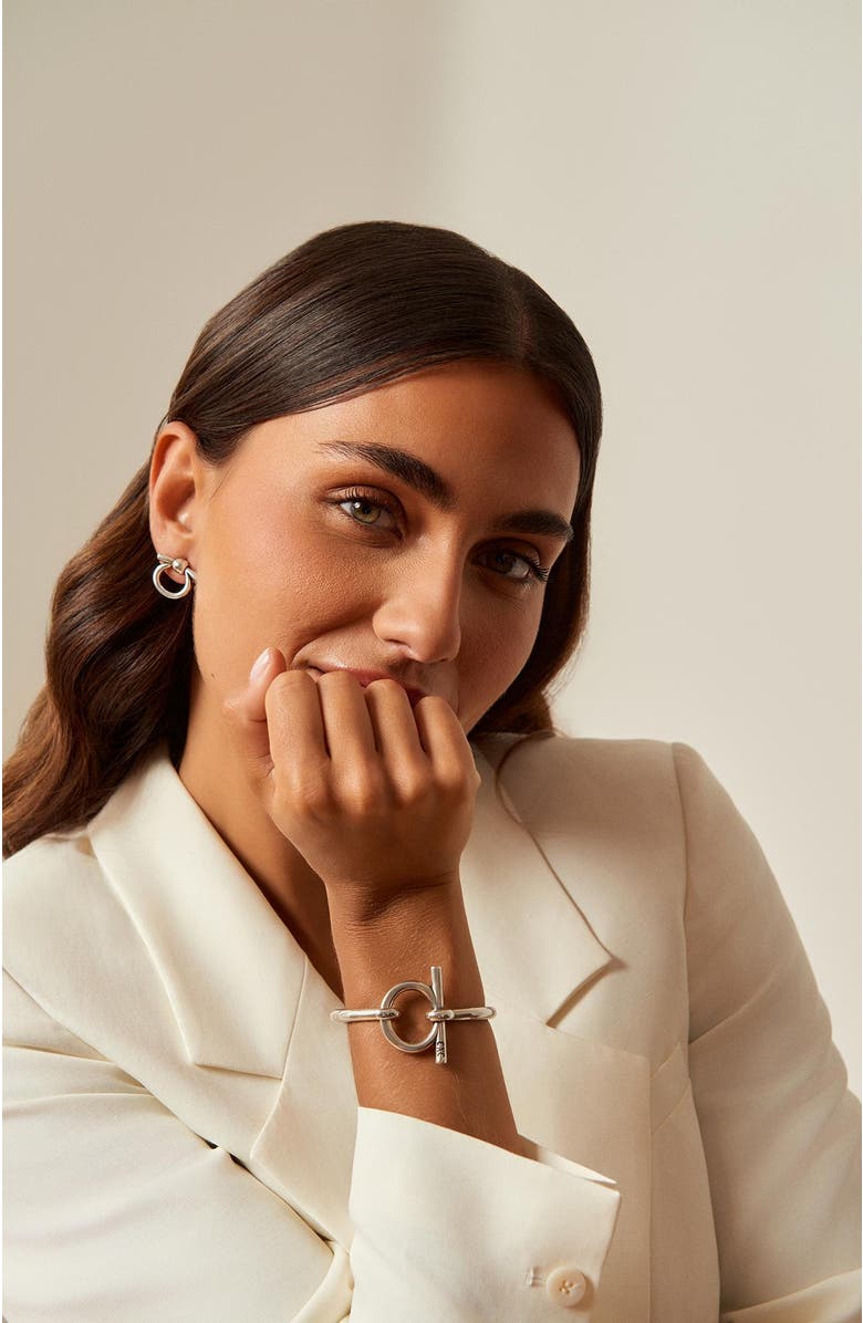 CXC Omega Mini Bracelet, Alternate, color, Silver