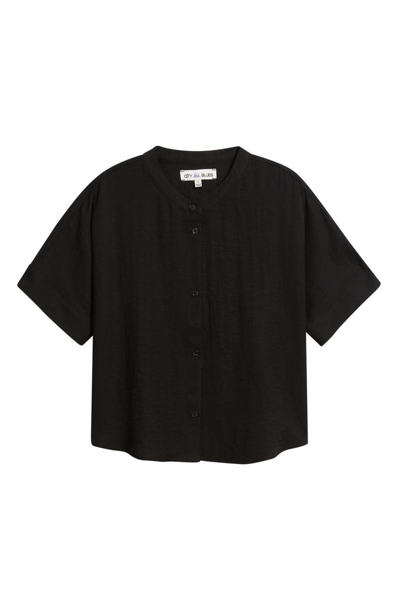 CITY BLUES Boxy Short Sleeve Button-Up Shirt, Alternate, color,