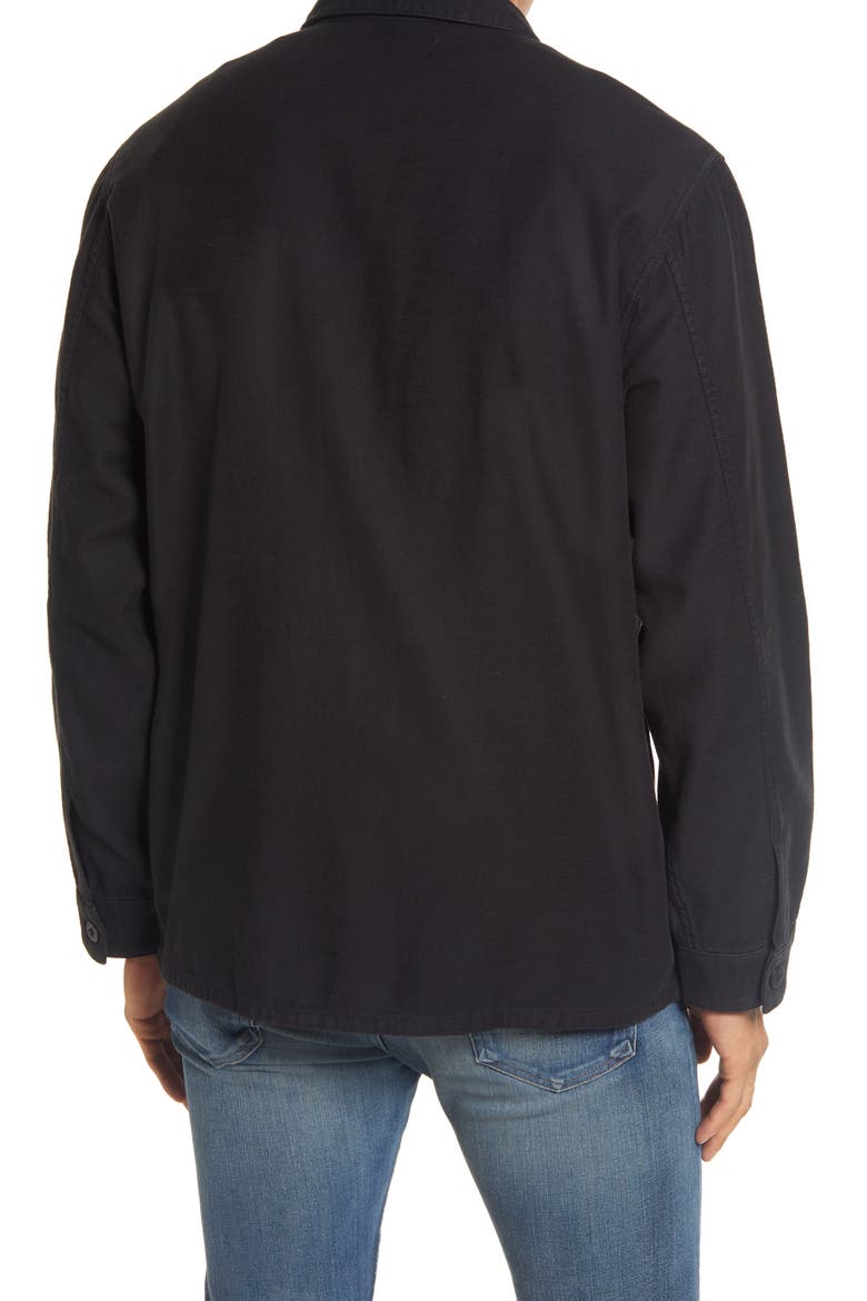 Military Shirt Jacket, Alternate, color, CLASSIC BLACK