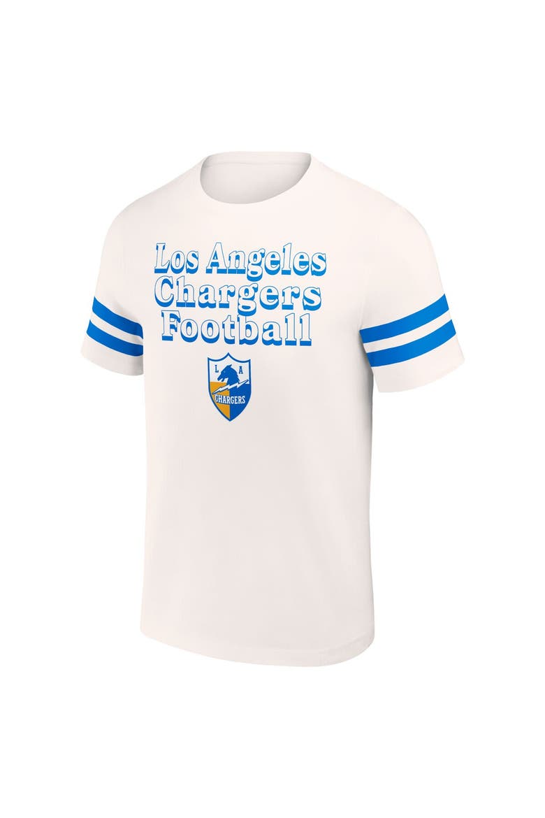 Men's NFL x Darius Rucker Collection by Fanatics Cream Los Angeles Chargers Vintage T-Shirt, Alternate, color, Cream