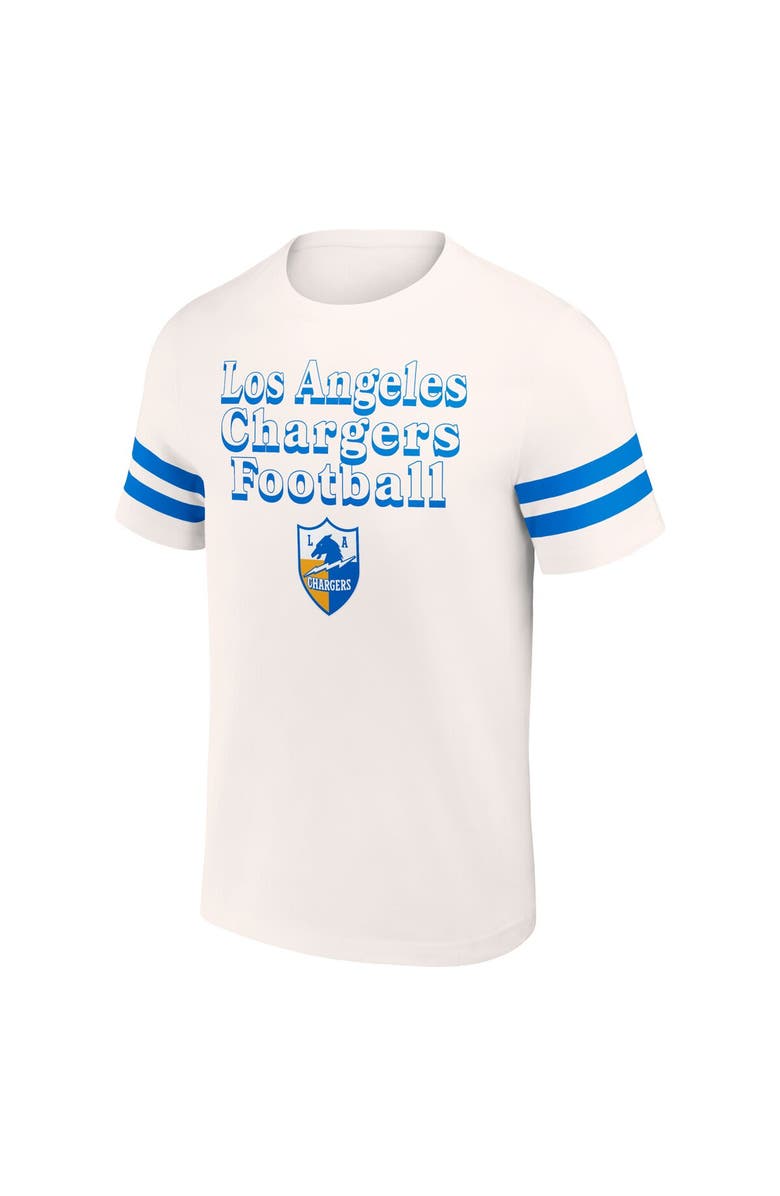 NFL X DARIUS RUCKER Men's NFL x Darius Rucker Collection by Fanatics Cream Los Angeles Chargers Vintage T-Shirt, Alternate, color, Cream