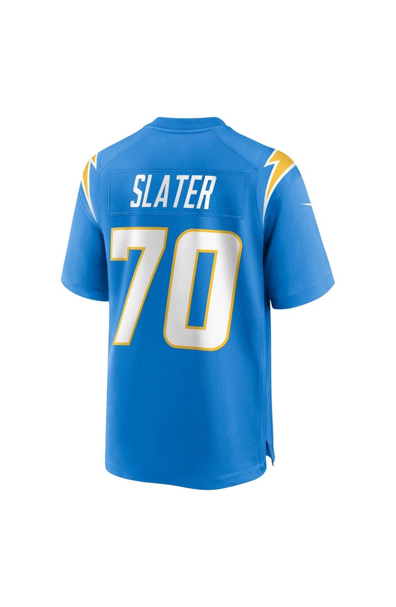 Nike Men's Nike Rashawn Slater Powder Blue Los Angeles Chargers Game Jersey, Alternate, color, 