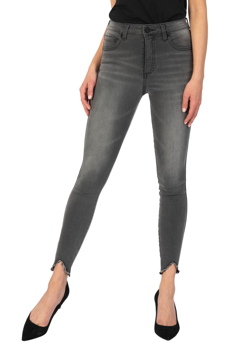 KUT from the Kloth Connie Fab Ab High Waist Ankle Skinny Jeans, Main, color, 