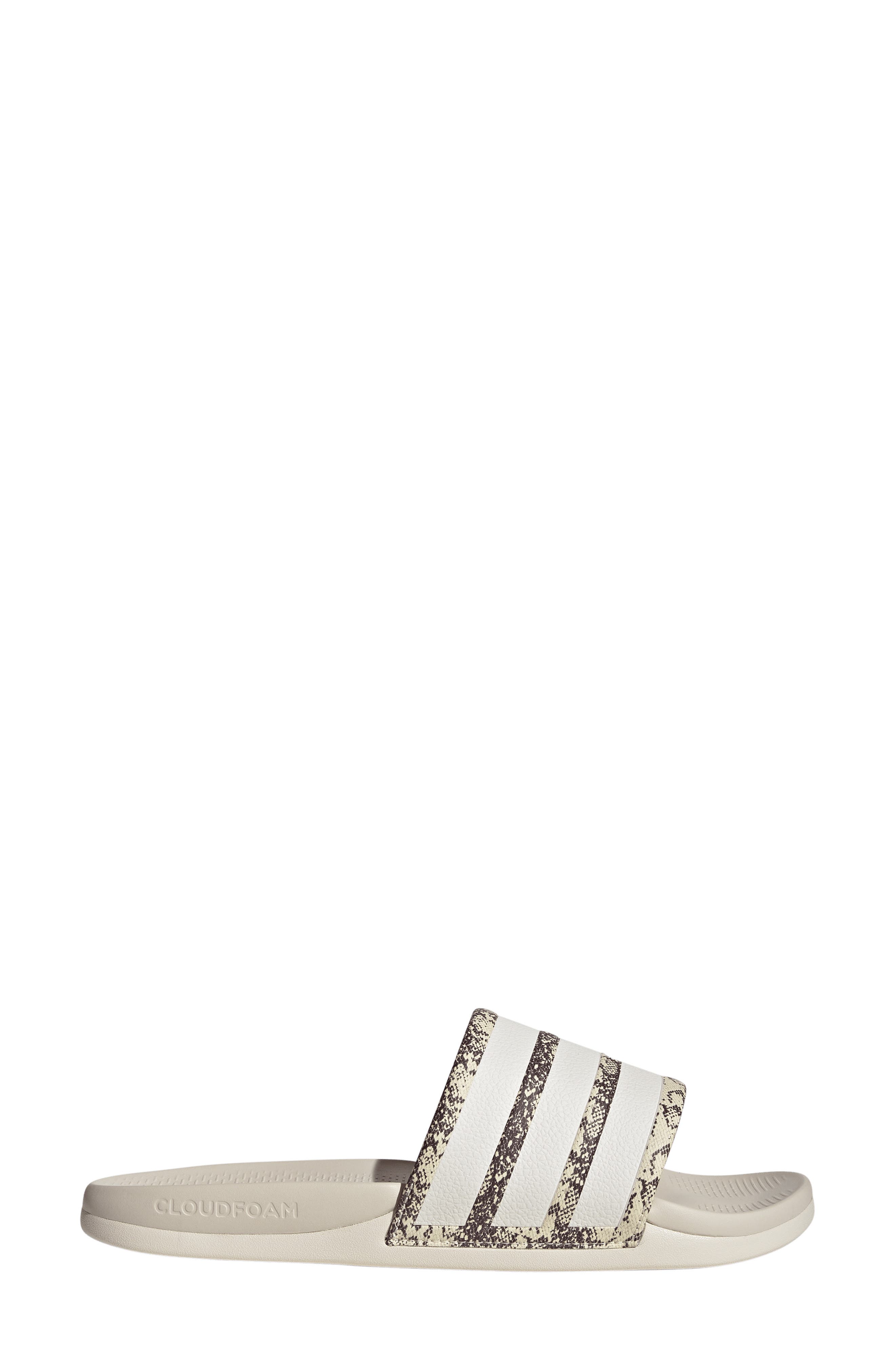 Gender Inclusive Adilette Comfort 2.0 Slide Sandal, Alternate, color, CHALK WHITE/ CHALK WHITE