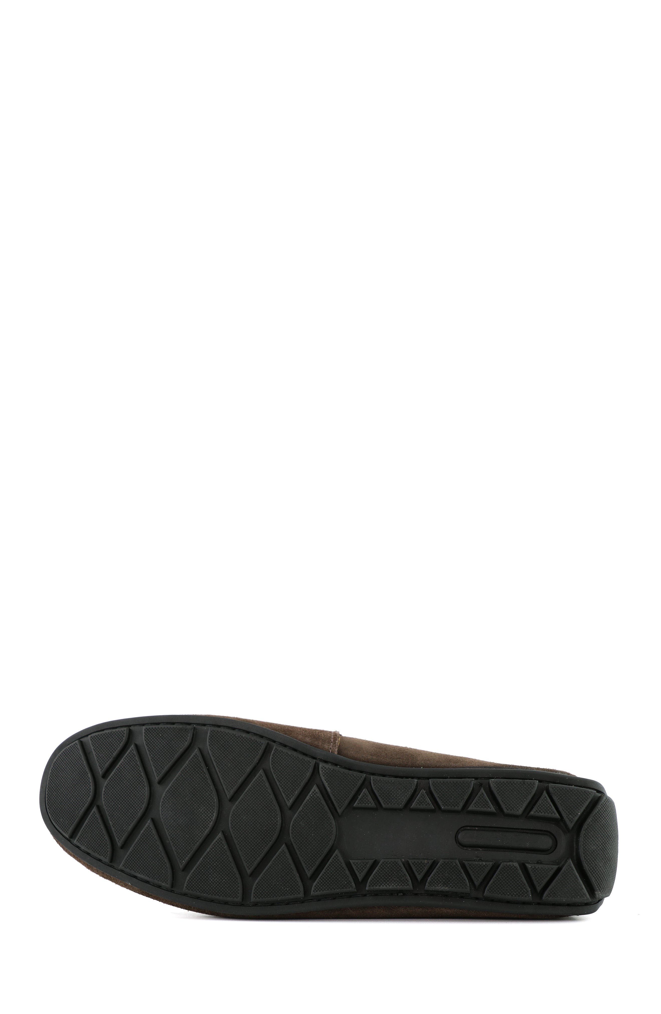 West Village Leather Slip on Penny Loafer, Alternate, color, Brown Suede