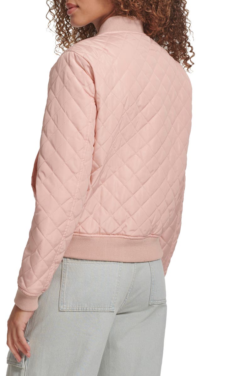 Levi's <sup>®</sup> Quilted Bomber Jacket, Alternate, color, Rose Mist