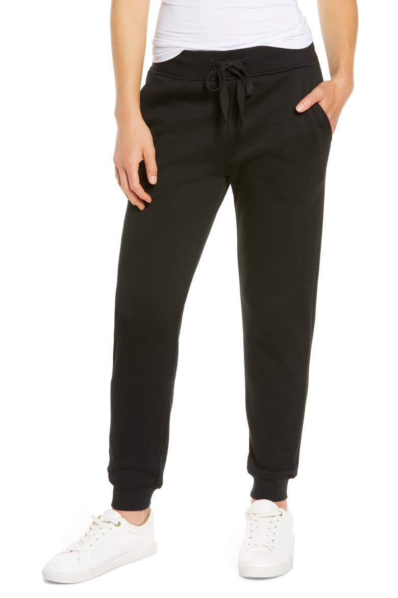 UGG Kantner Pajama Pants, Main, color, BLACK
