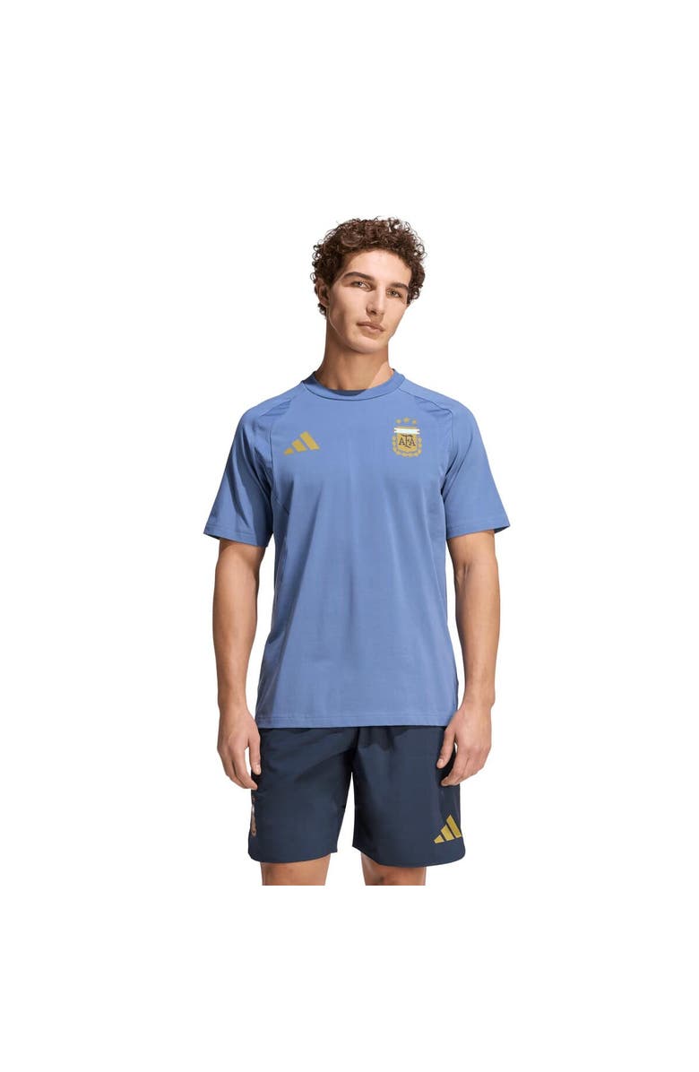 adidas Men's adidas  Blue Argentina National Team FIFA x World Cup Tiro Travel T-Shirt, Main, color, Blue