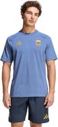 adidas Men's adidas  Blue Argentina National Team FIFA x World Cup Tiro Travel T-Shirt