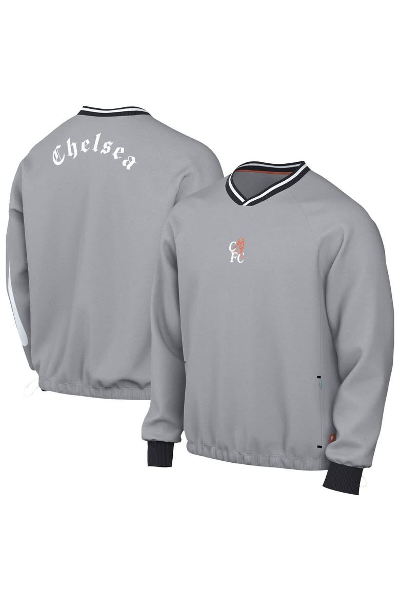 Nike Men's Nike Gray Chelsea 2025/26 Academy Shell Pullover (Men