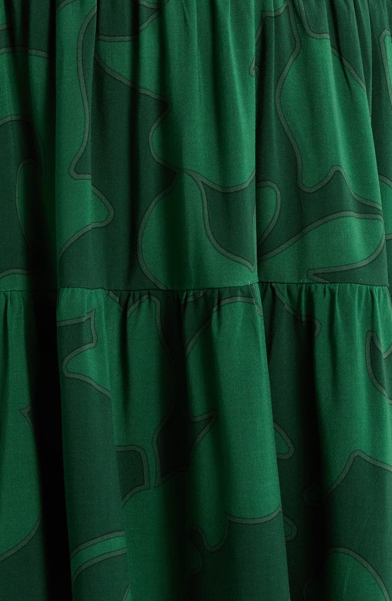 SUGARLIPS Benti Printed Dress, Alternate, color, Emerald