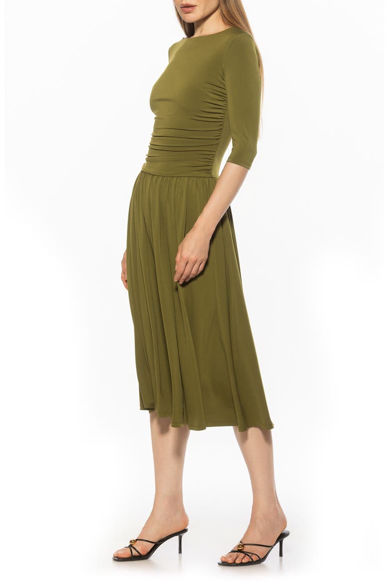 Jada Fit & Flare Dress, Alternate, color, SAGE