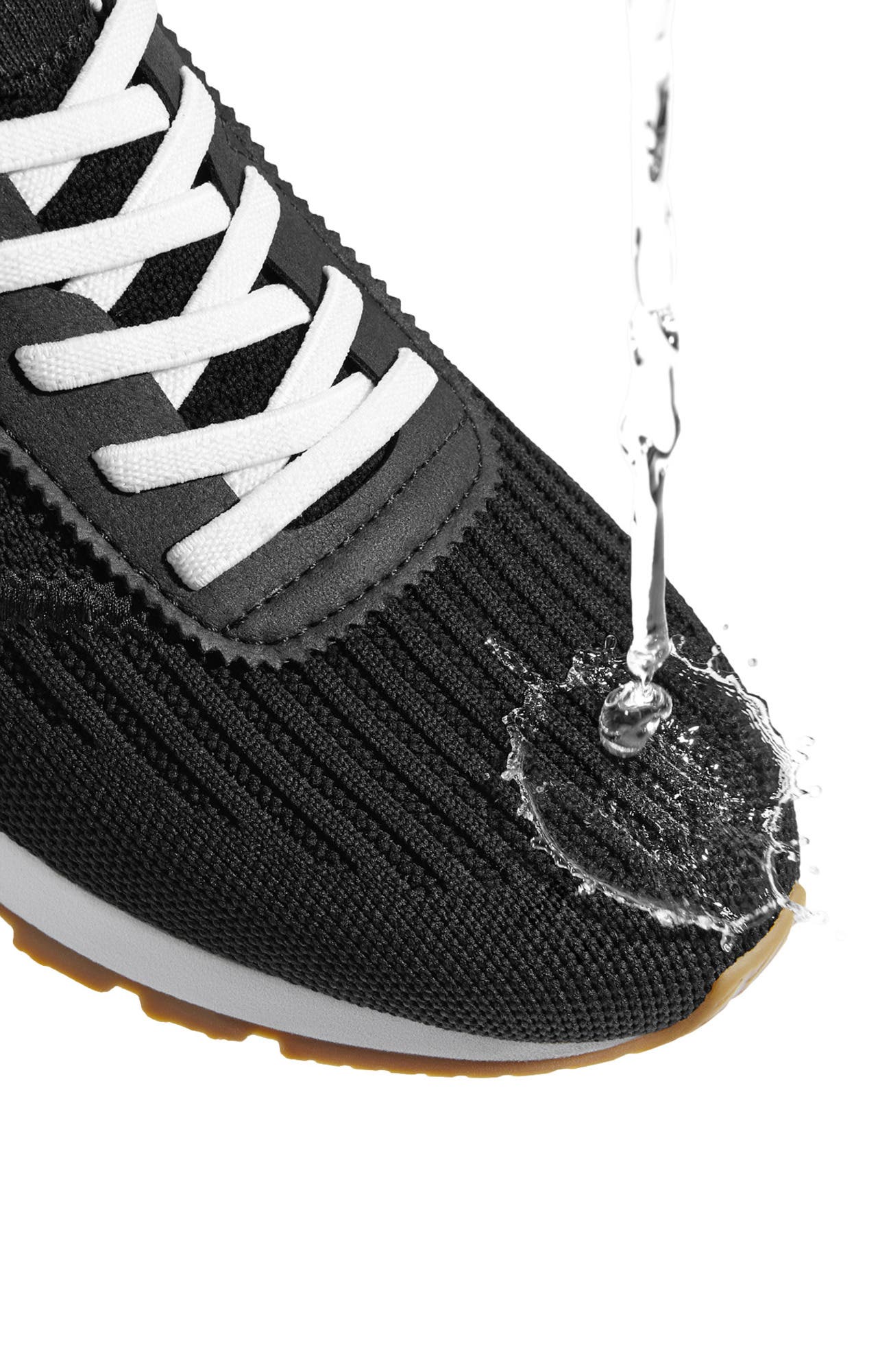 VIVAIA Mix-Texture Slip-On Sneakers, Alternate, color, Black