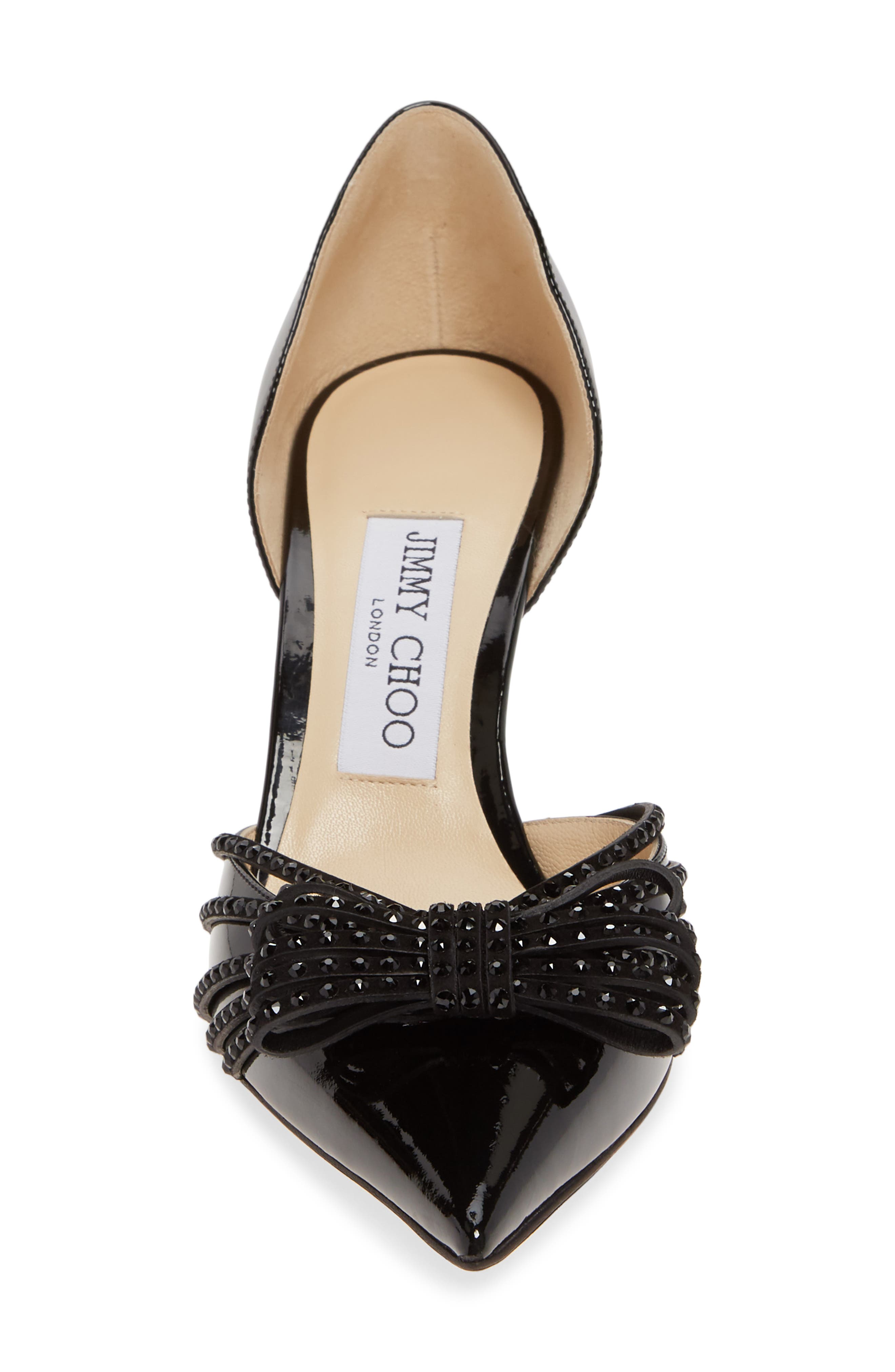 Jimmy Choo Kaitence Crystal Bow d'Orsay Pump, Alternate, color, 