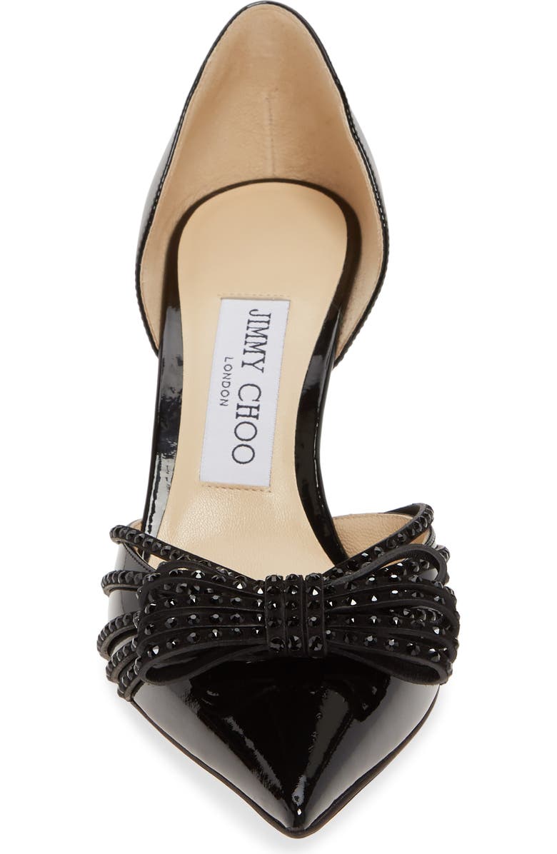 Jimmy Choo Kaitence Crystal Bow d'Orsay Pump, Alternate, color,