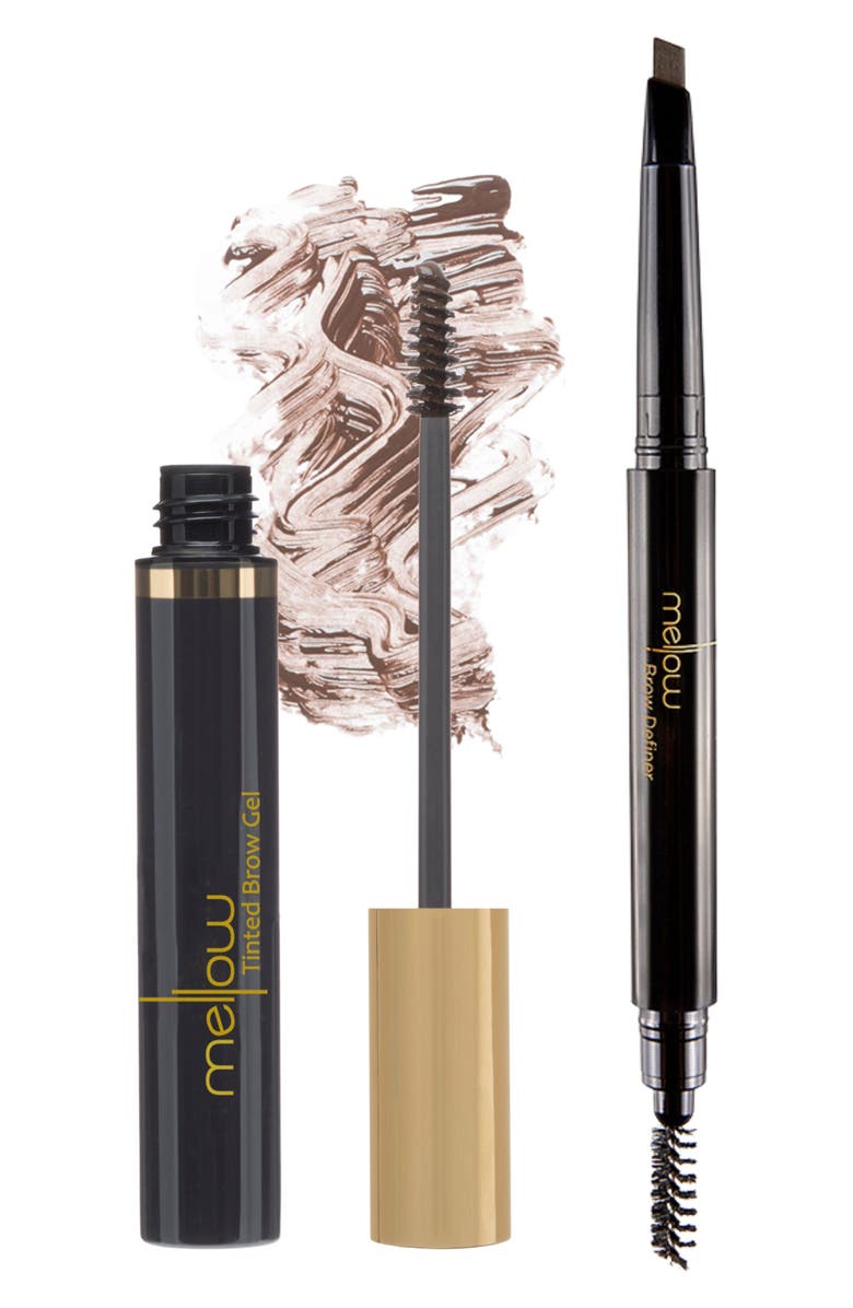 Mellow Cosmetics Brow Definer & Tinted Brow Gel Kit USD $42 Value, Main, color, 