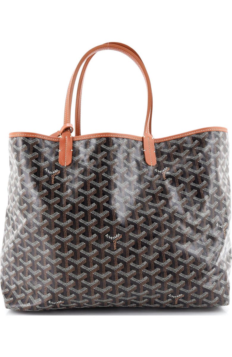 Pre-Owned Goyard Saint Louis Tote Coated Canvas PM, Alternate, color, Brown