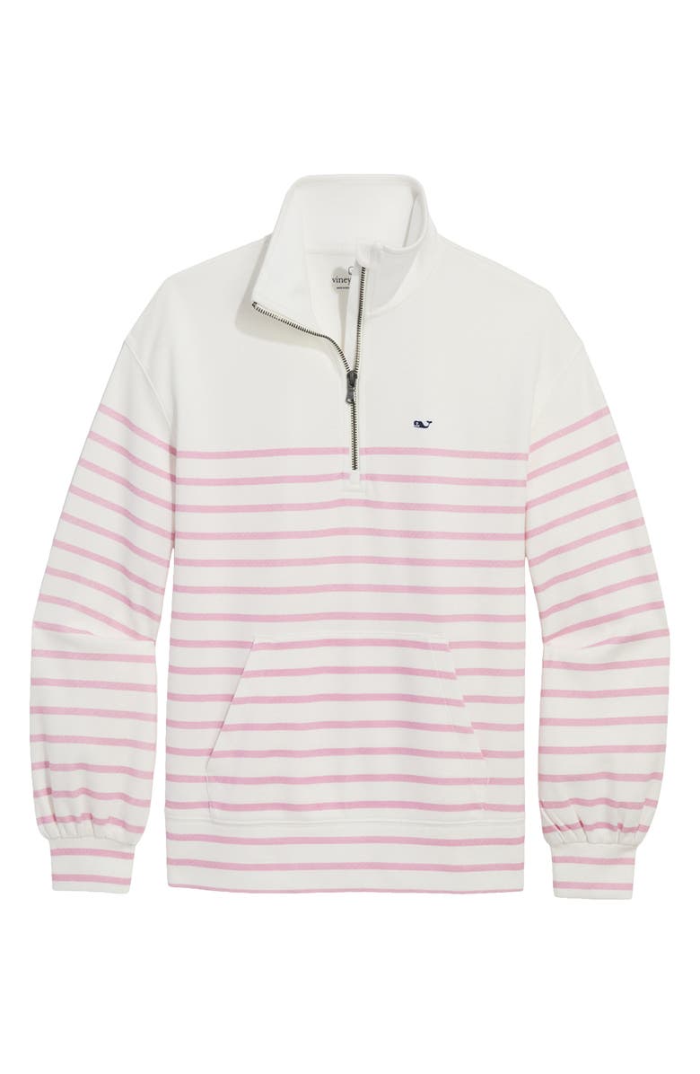 vineyard vines Quarter Zip Pullover, Main, color, Stripe Bahama Breeze