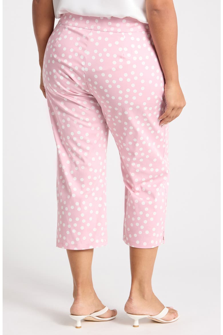 Sash Waist Capri Pants, Alternate, color, PINK