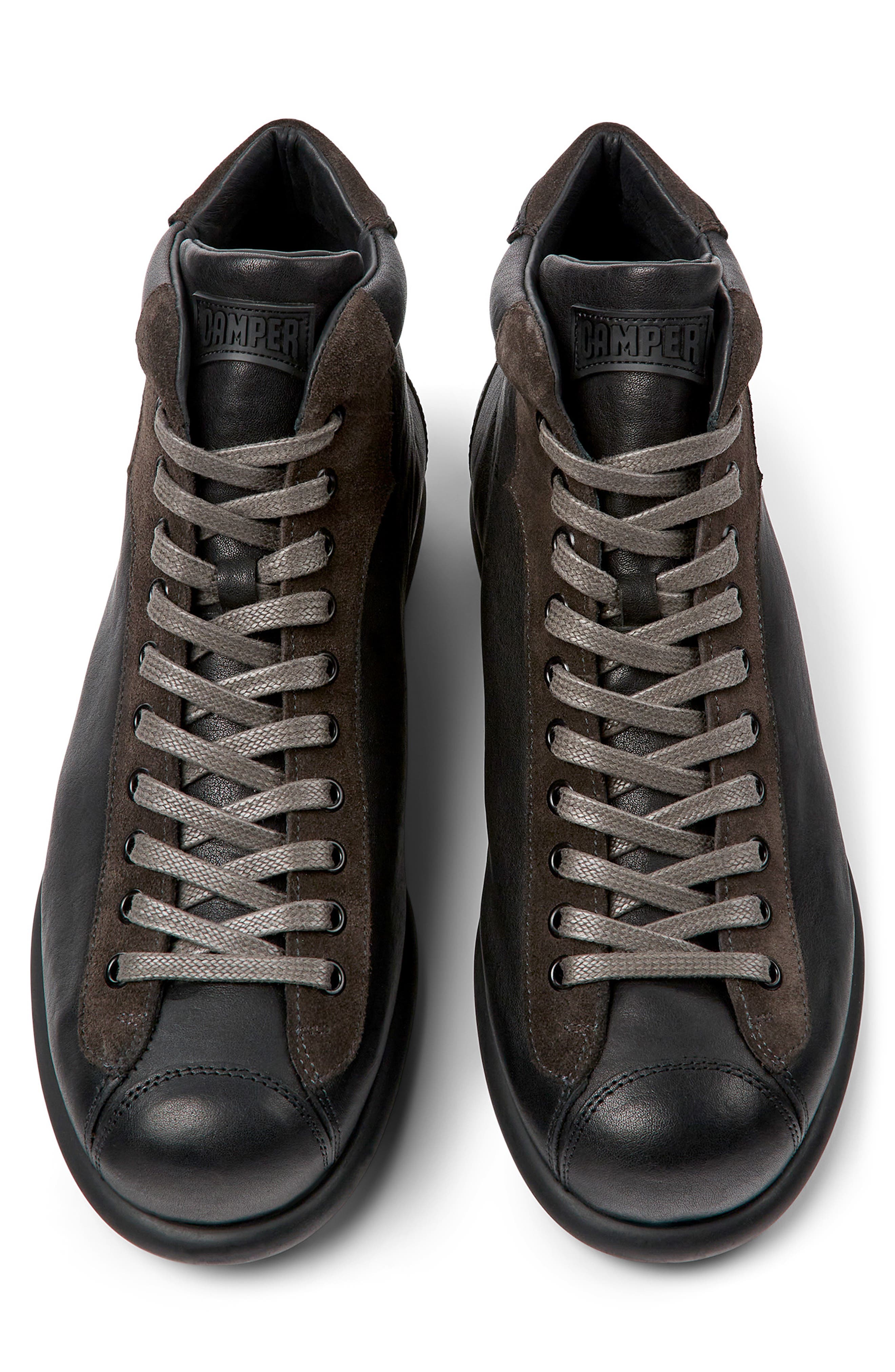 Camper Pelotas Ariel Mid Top Sneaker, Alternate, color, Black