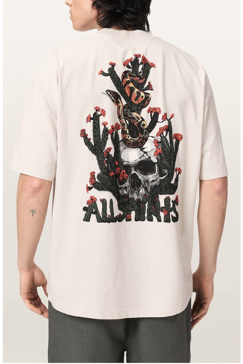 Cacti Graphic T-Shirt, Alternate, color, DUSK WHITE