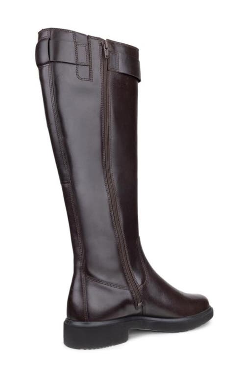 Ecco Metropole Amsterdam Knee High Boot In Animal Print