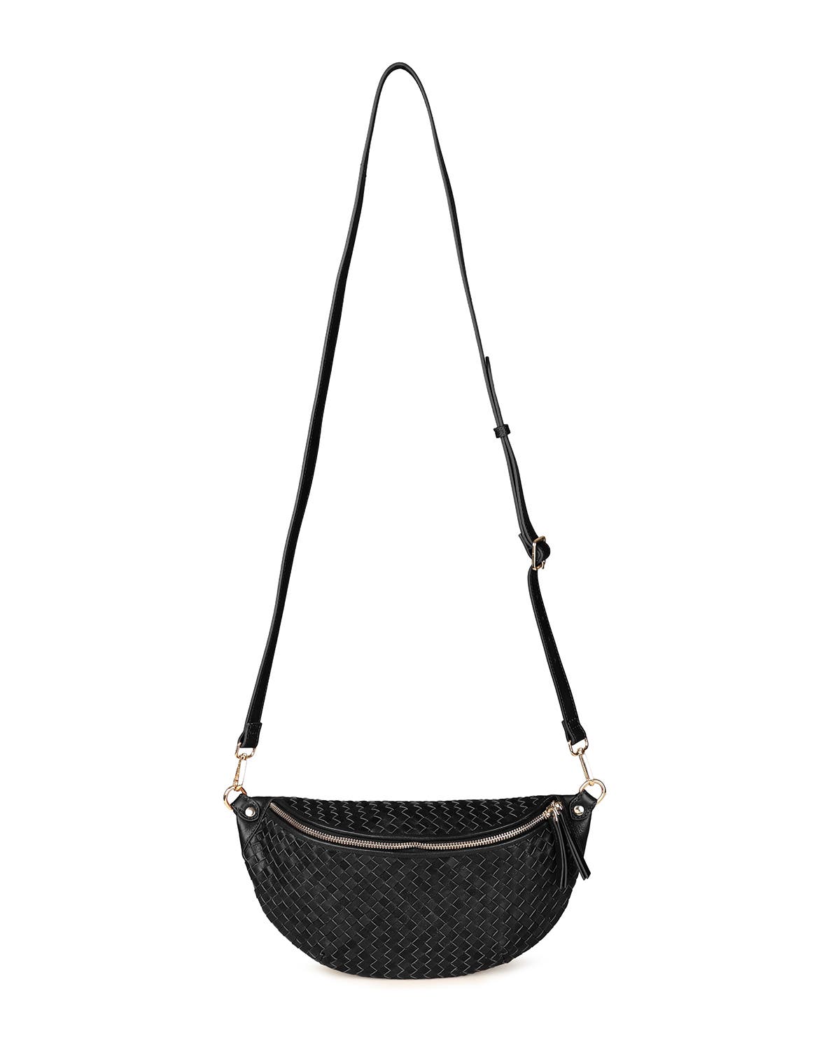 Rafe New York Alex Sling Crossbody, Alternate, color, Black