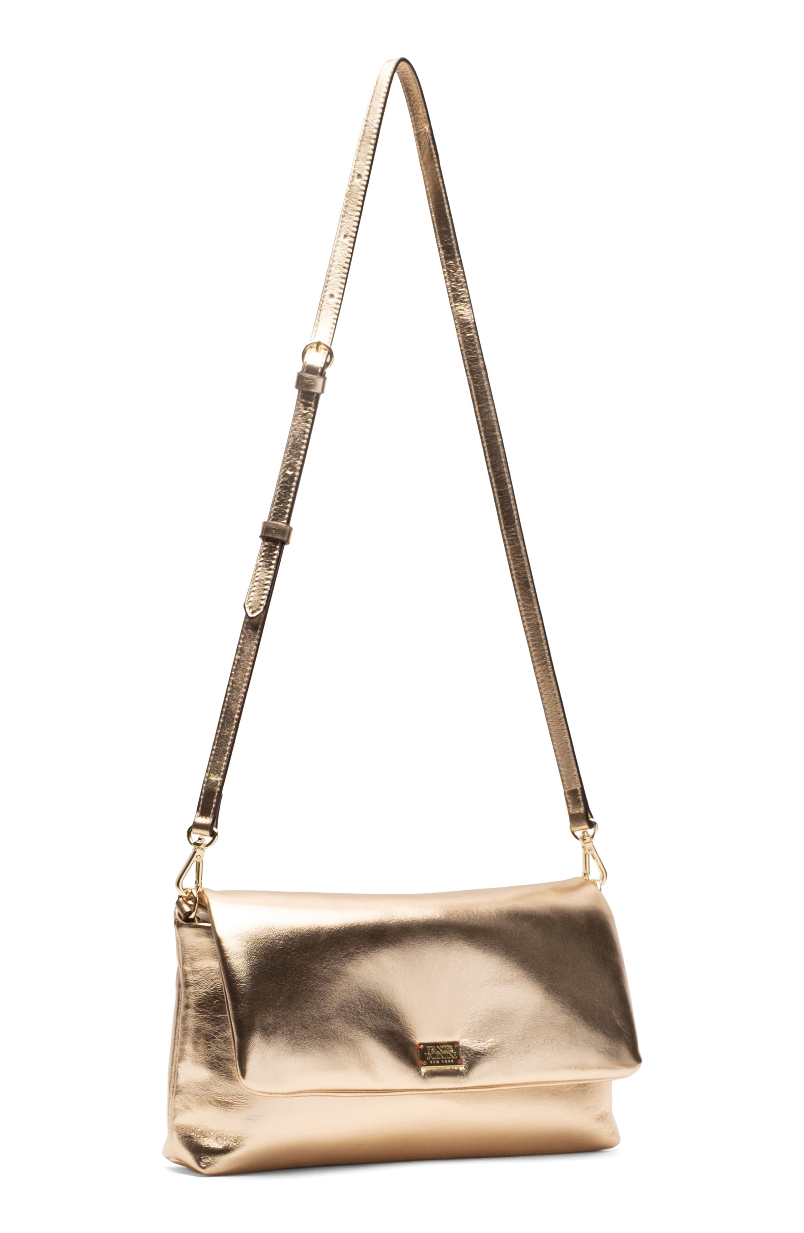 Medium Effie Leather Crossbody Bag, Alternate, color, PLATINO
