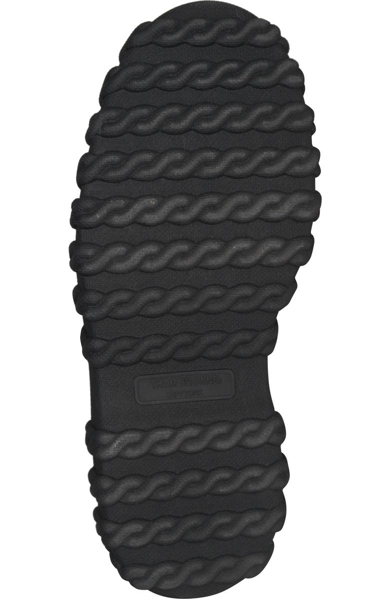 Thom Browne Brogued Chelsea Duck Boot, Alternate, color, Black