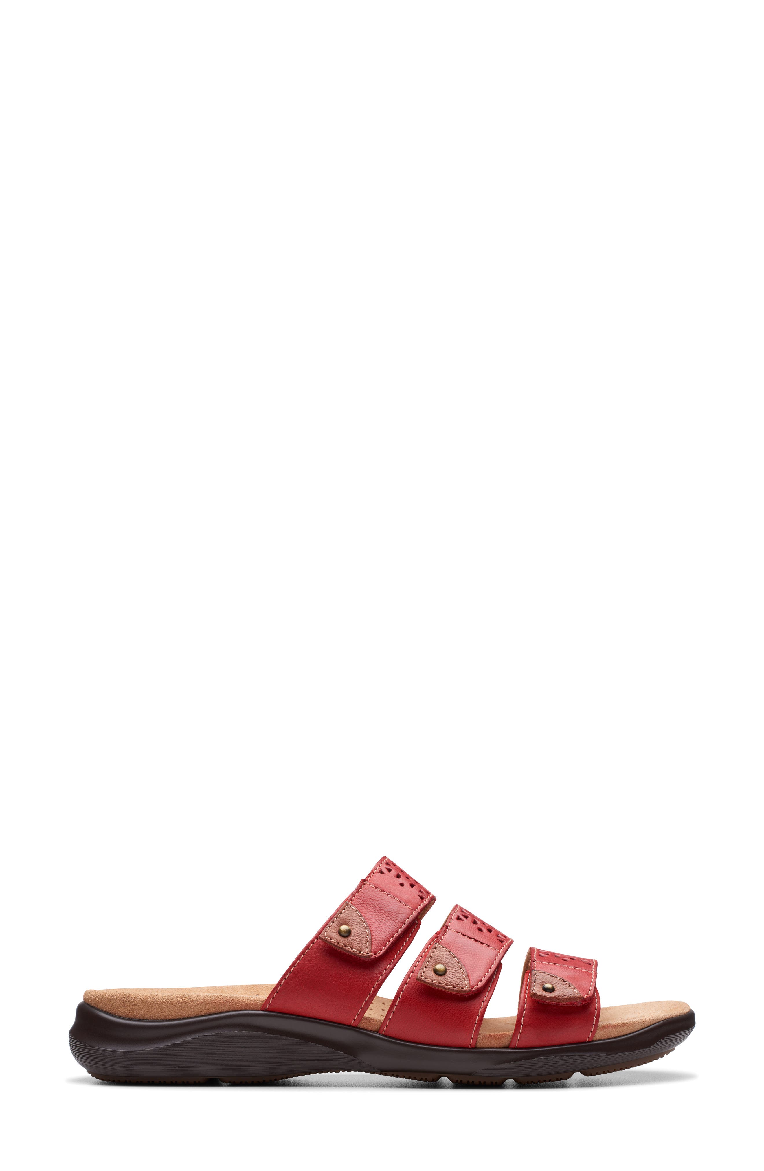 Kitly Walk Slide Sandal, Alternate, color, CHERRY LEATHER