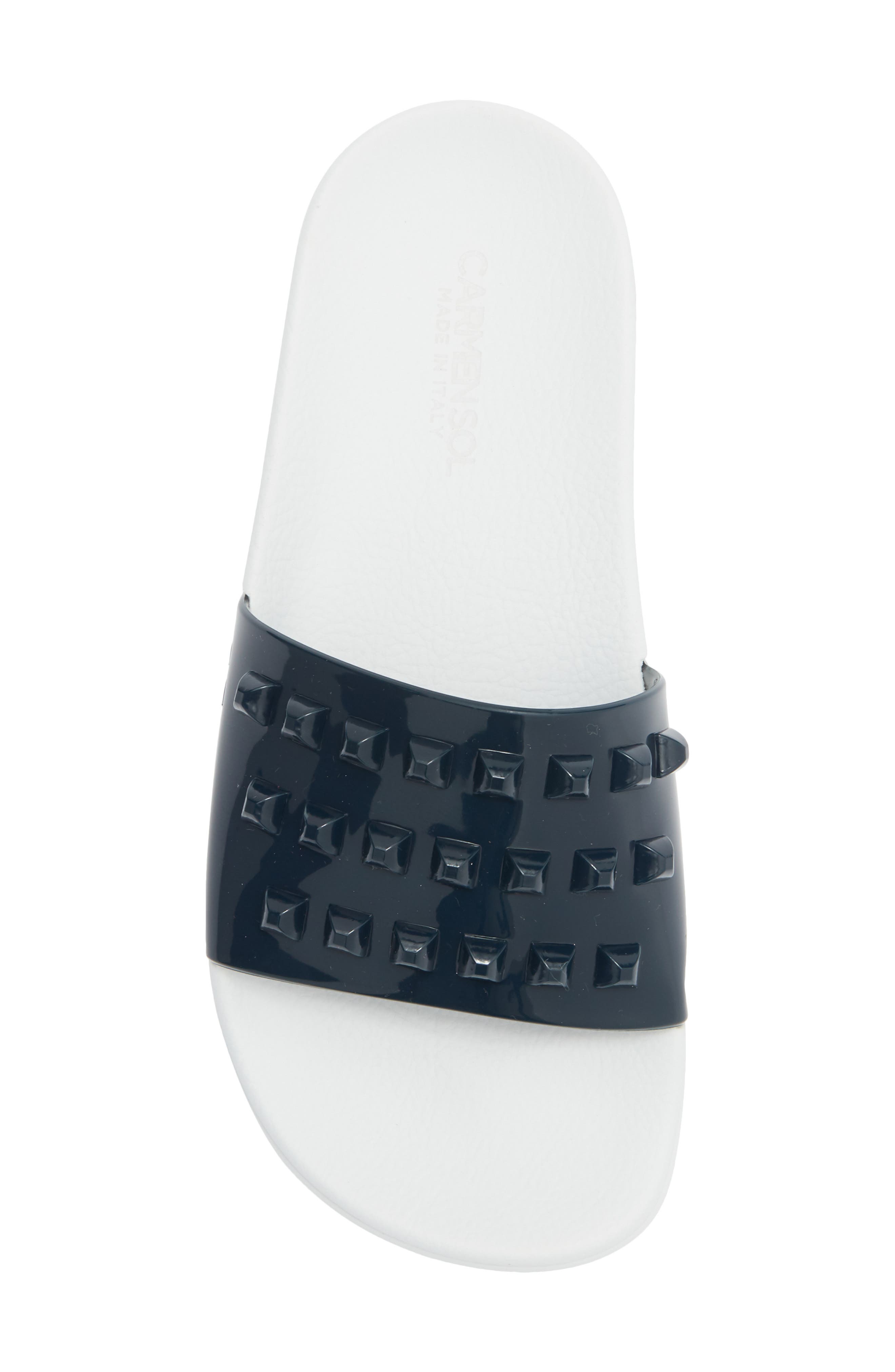 Franco Waterproof Slide Sandal, Alternate, color, NAVY BLUE