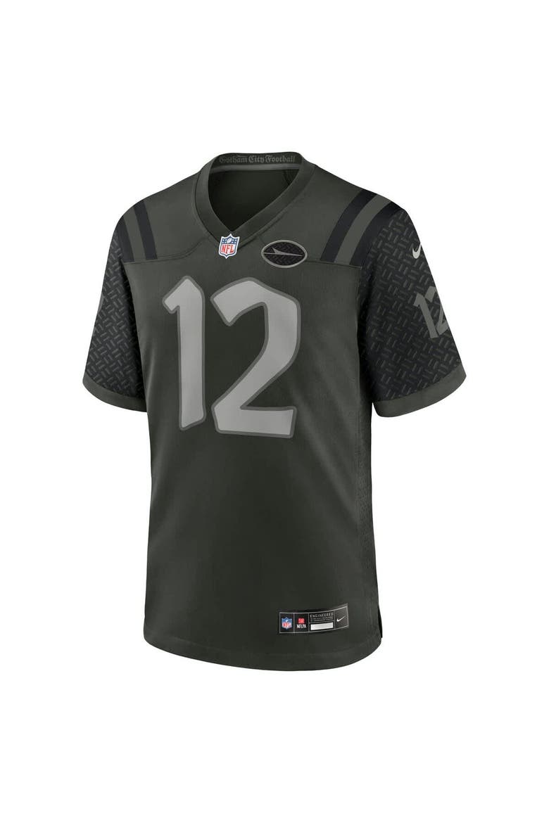 Men's Nike Joe Namath Gotham Green New York Jets 2025 Rivalries Collection Retired Player Game Jersey, Alternate, color, Green
