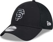 New Era Men's New Era San Francisco Giants Evergreen Black & White Neo 39THIRTY Flex Hat