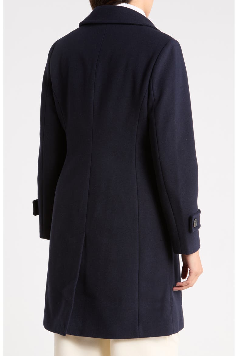 Double Breasted A-Line Walker Coat, Alternate, color, MIDNIGHT