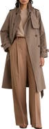 Reiss Azura Trench Coat with Removable Quilted Hood