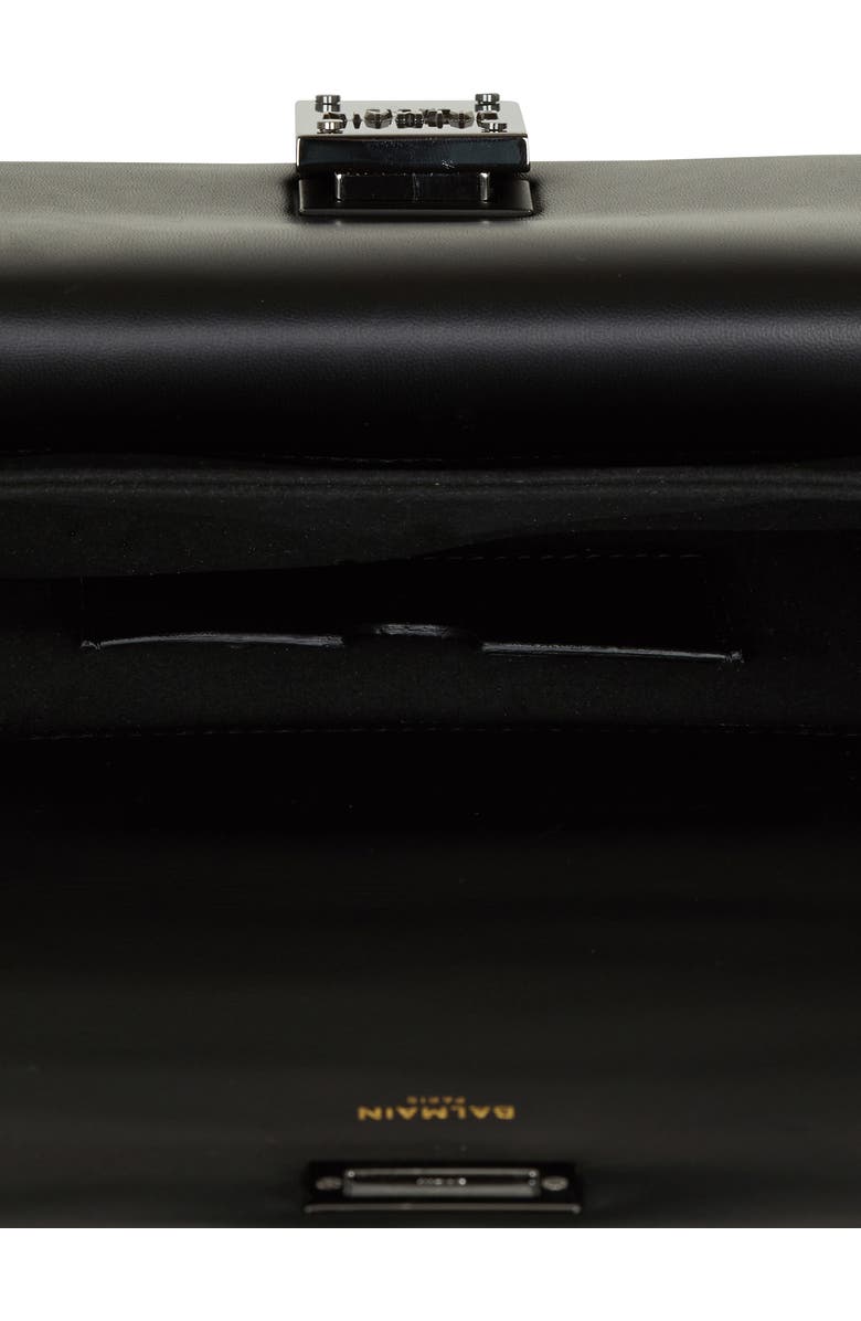 Balmain Small 1945 Soft Monogram Quilted Leather Shoulder Bag, Alternate, color,