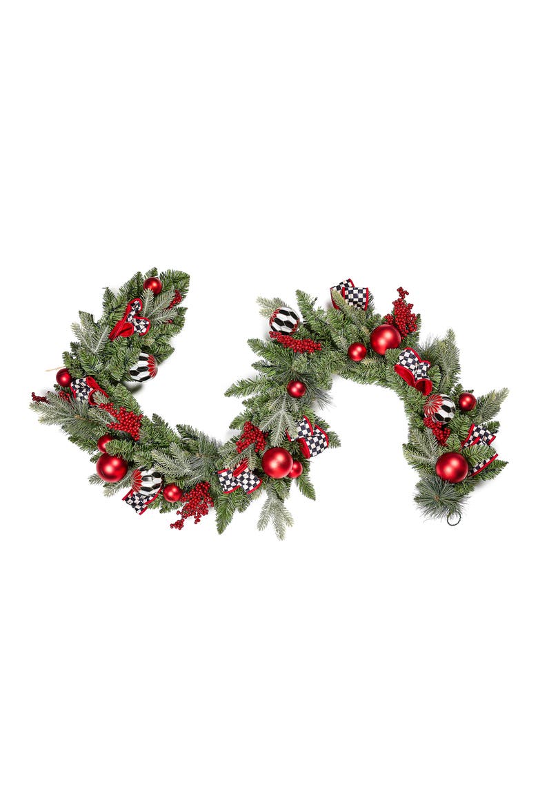 Merry Christmas Illuminated Garland, Main, color, GREEN