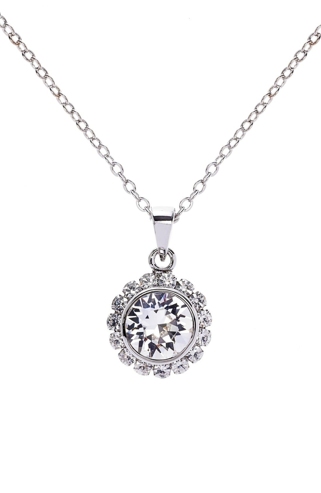 Ted Baker London 'Sela' Crystal Pendant Necklace