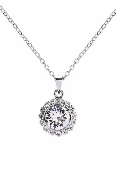 Ted Baker London 'Sela' Crystal Pendant Necklace
